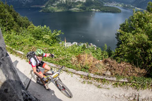 Salzkammergut Trophy 2015 - Anstieg zum Hallstätter Salzberg (Foto: Erwin Haiden)