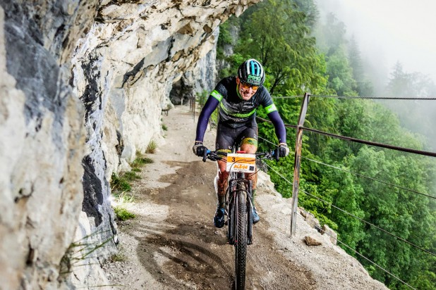 Lukas Kaufmann (AUT) - Salzkammergut Trophy 2020 - Ewige Wand (Foto: sportograf.de)